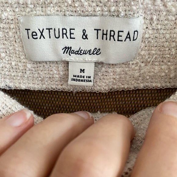 Madewell • Texture and Thread button up tank in muted stripe - Picture 6 of 7